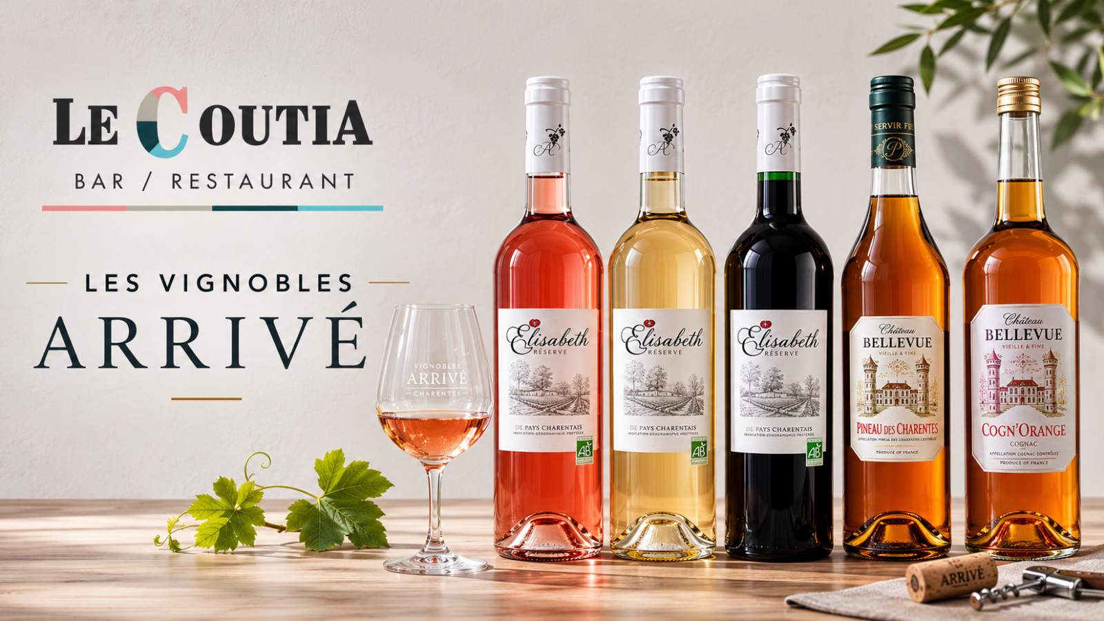 Les Vignobles Arrivé : l’authenticité du terroir charentais au Coutia