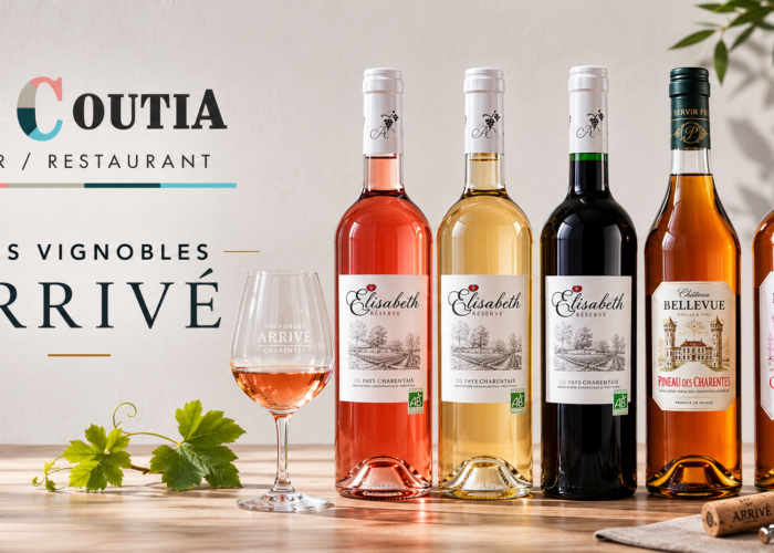 Les Vignobles Arrivé : l’authenticité du terroir charentais au Coutia