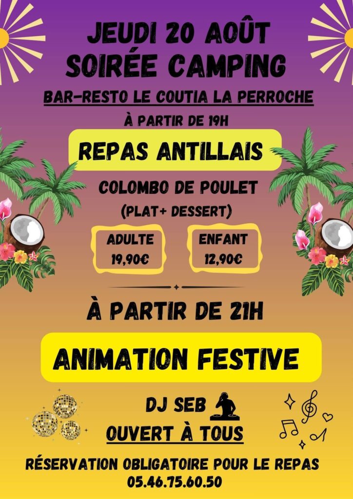 SOIRÉE AUX SAVEURS DES ANTILLES